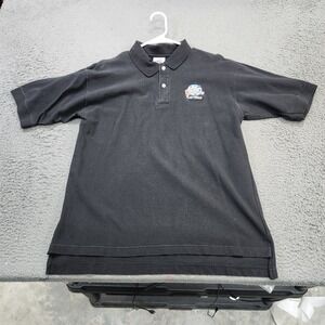 Vintage Planet Hollywood Polo Shirt Mens Large Black Las Vegas Logo Casino 90s